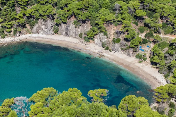 Vista de la costa de Grecia — Foto de Stock