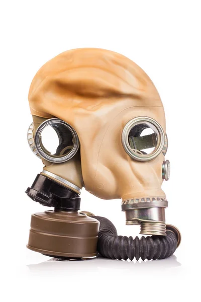 Orange gas mask — Stock Photo, Image