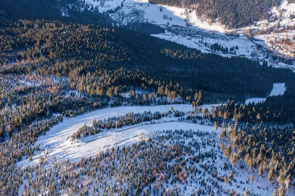 Czarna Gora-hegyen, Lengyelország — Stock Fotó