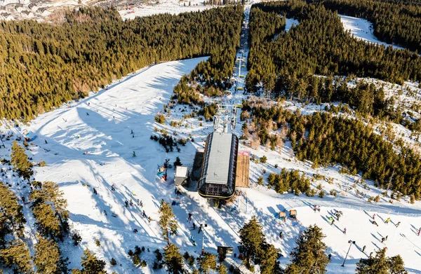Czarna Gora mountain with ski lift