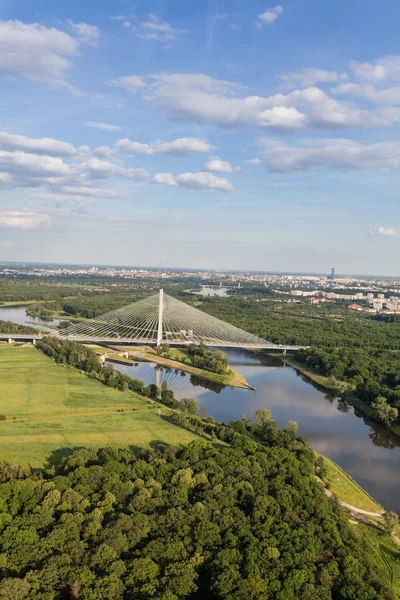 Motorvägsbron i Wroclaw city — Stockfoto