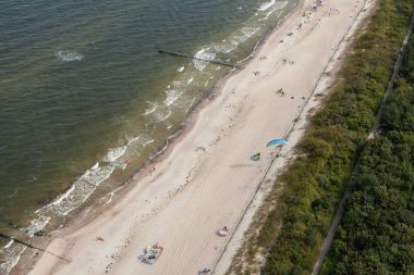 Baltık Denizi 'ndeki kumsal