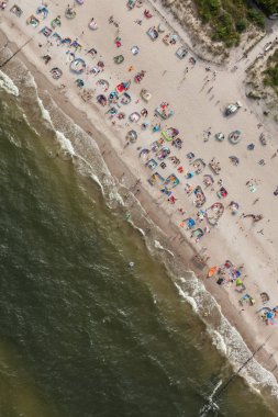Baltık Denizi 'ndeki kumsal