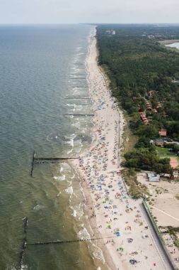 Baltık Denizi 'ndeki kumsal