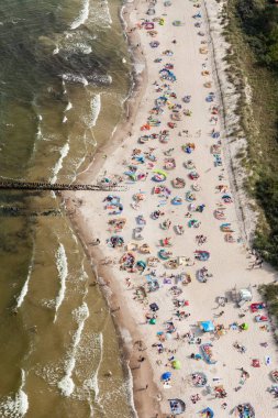 Baltık Denizi 'ndeki kumsal