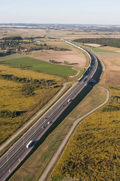 Otobanın havadan görüntüsü 