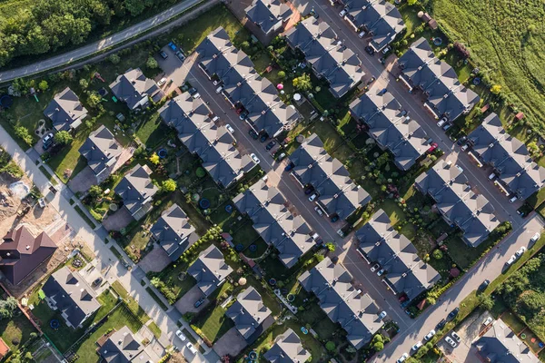 Luchtfoto van de voorsteden — Stockfoto