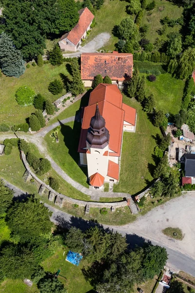 Starczowek villaggio vicino Paczkow — Foto Stock