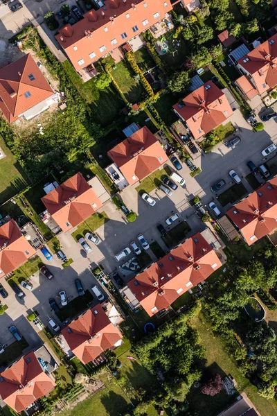 Ciudad suburbios cerca de la ciudad de Wrocaw — Foto de Stock