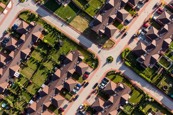 Ciudad suburbios cerca de la ciudad de Wrocaw — Foto de Stock