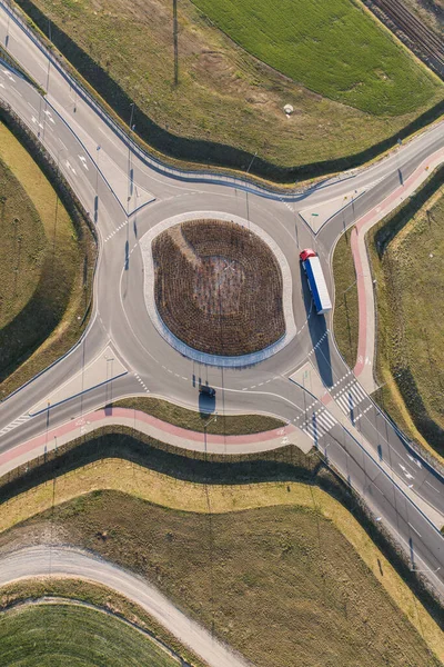 Aerial View Highway — Stock Photo, Image
