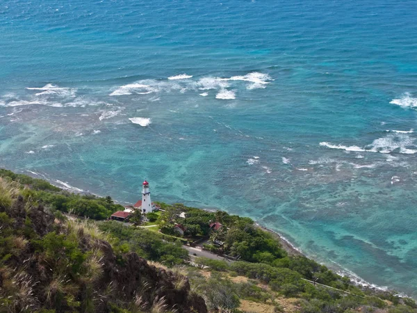 Faro Cabeza Diamante Honolulu — Foto de Stock