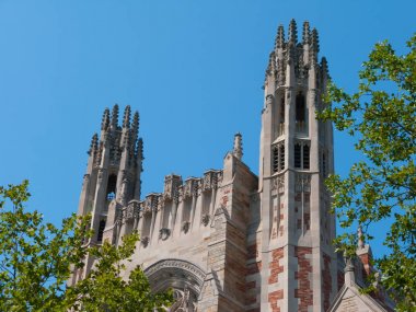 Tarihi bina şehir merkezinde New Haven Ct, ABD