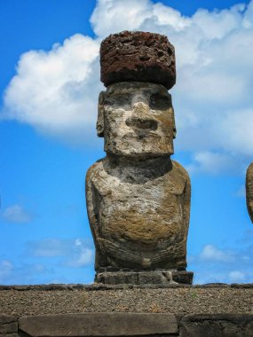 Moai Ahu Tongariki, Paskalya Adası, Şili