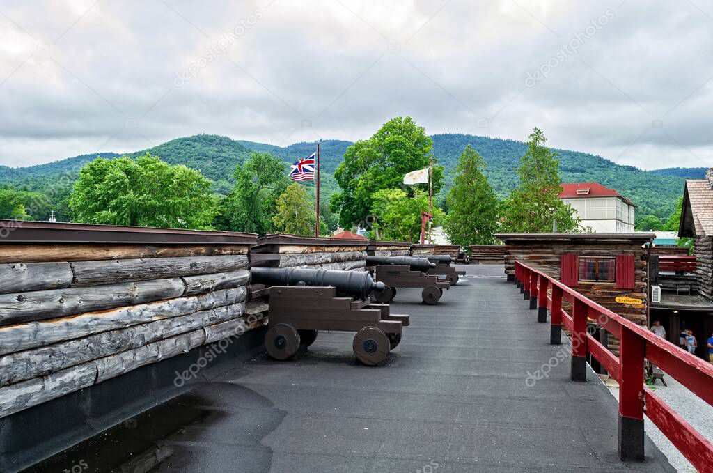 Fort William Henry in Lake George, New York