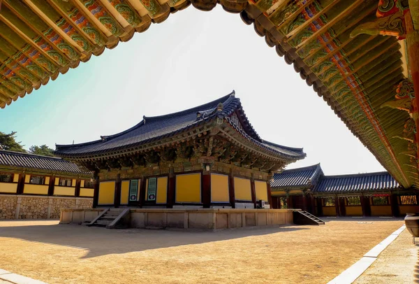 Salão Daeungjeon no Templo Bulguksa — Fotografia de Stock