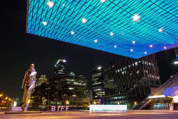 Busan Corea Del Sur Abril 2019 Plano Nocturno Del Busan — Foto de Stock