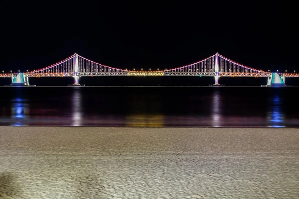 Busan Zuid Korea Mrt 2019 Busan Gwangan Brug Genomen Van — Stockfoto