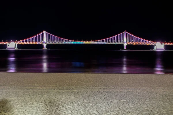 Busan South Korea Mar 2019 Busan Gwangan Bridge Taken Gwangalli — 스톡 사진