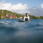 Female surfer