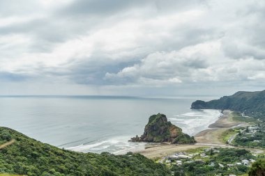 Piha beach clipart