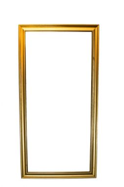 boş çerçeve izole beyaz arka plan, eski çerçeve, resim çerçevesi