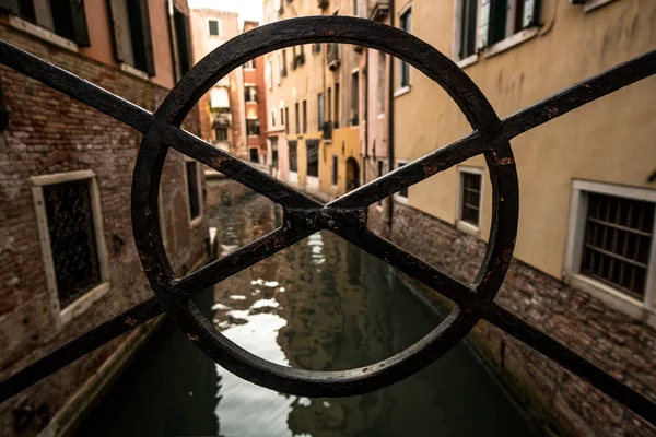 Stål Arbetet Den Vackra Staden Venedig Italien Mycket Trevlig Italienska — Stockfoto