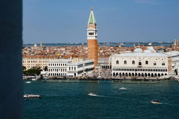 Skyline Venecia Italia Sobre Cima Venecia Gran Ciudad Italia Lugares — Foto de Stock