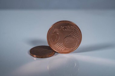 5 c, ateş Avrupa para makro yakın çekim 