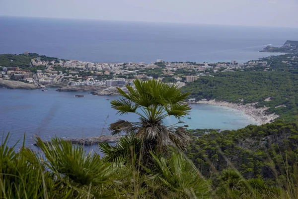 coast line drone shot, Drone shot of cliff coast line, Aerial view of Mallorca\'s coast line.