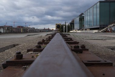 Berlin, Almanya 'daki Olt tren rayları