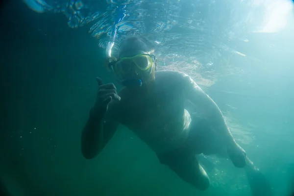 Onder Water Fotografie Een Meer Oostenrijk — Stockfoto