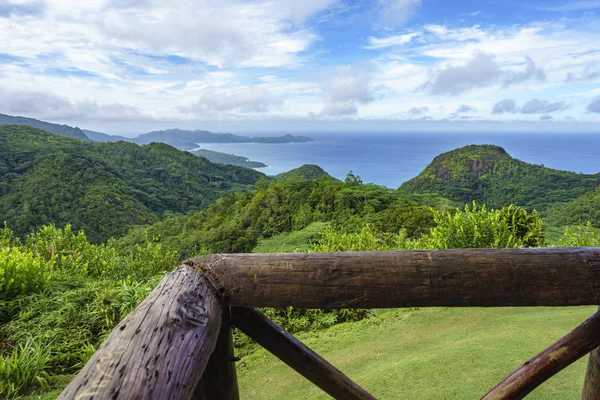 stock image panoramic overview over the tropical island mahe, seychelles  2