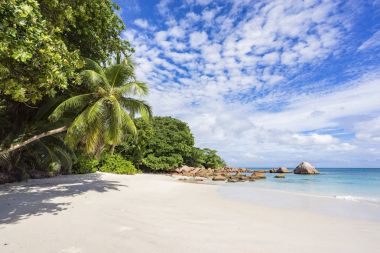 Cennet plaj de Seyşeller 94 üzerinde anse lazio