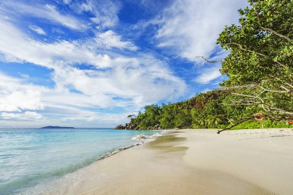 Sunny day on paradise beach anse georgette,praslin seychelles 26 — Stock Photo, Image