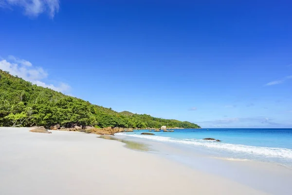 Ohromující rajská pláž anse lazio, praslin, Seychely 60 — Stock fotografie