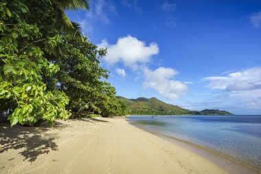 anse bulundurma, praslin, Seyşeller 1 altın Cennet plaj