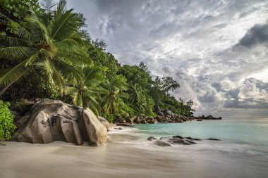 Cennet plaj anse georgette, praslin, Seyşel Adaları 12 vasıl