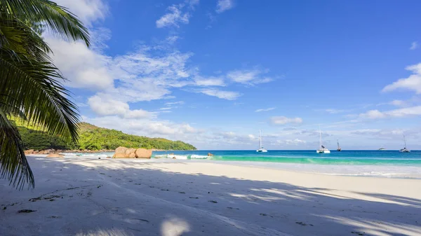 Katamarane bei anse lazio auf den Seychellen 21 — Stockfoto