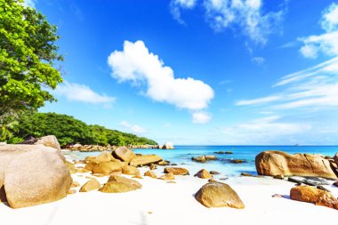 anse lazio, praslin, Seyşeller 80 çarpıcı Cennet plaj
