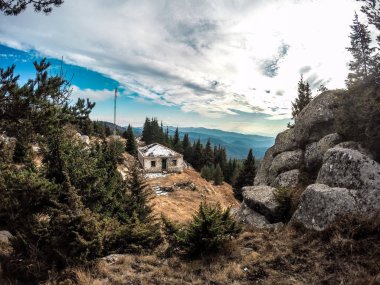Yunanistan'da en büyük aralıktaki dağ manzarası