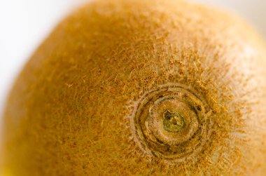 Makroyu kapatın kıllı sağlıklı kivi meyve