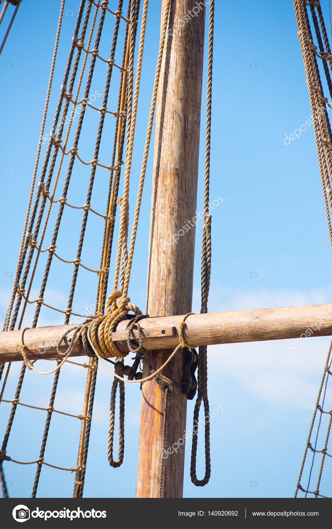 Mast, Rigging and Ropes of wooden sailing boat — Stock Photo ... for Rope Ladder Ship
174mzq Mast, Rigging and Ropes of wooden sailing boat — Stock Photo ... for Rope Ladder Ship
174mzq