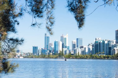Manzarası Perth Batı Avustralya Swan River
