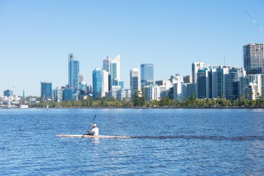 Manzarası Perth Batı Avustralya Swan River