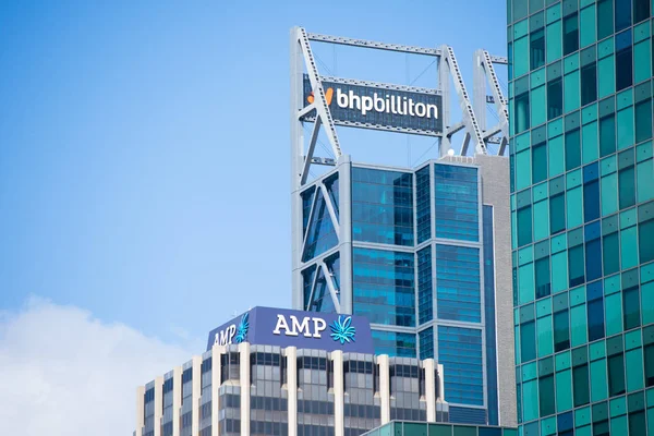 BHP Biliton a Amp centrála Perth — Stock fotografie