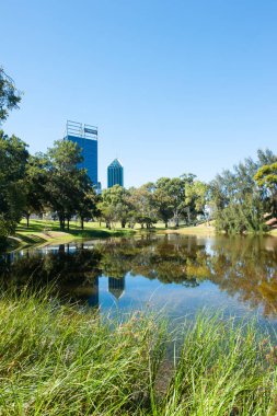 Manzarası Perth Avustralya doğal park lake ile