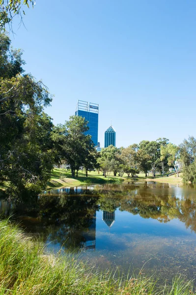 Manzarası Perth Avustralya doğal park lake ile