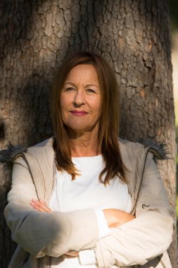 Kendine güvenen rahat Olgun kadın