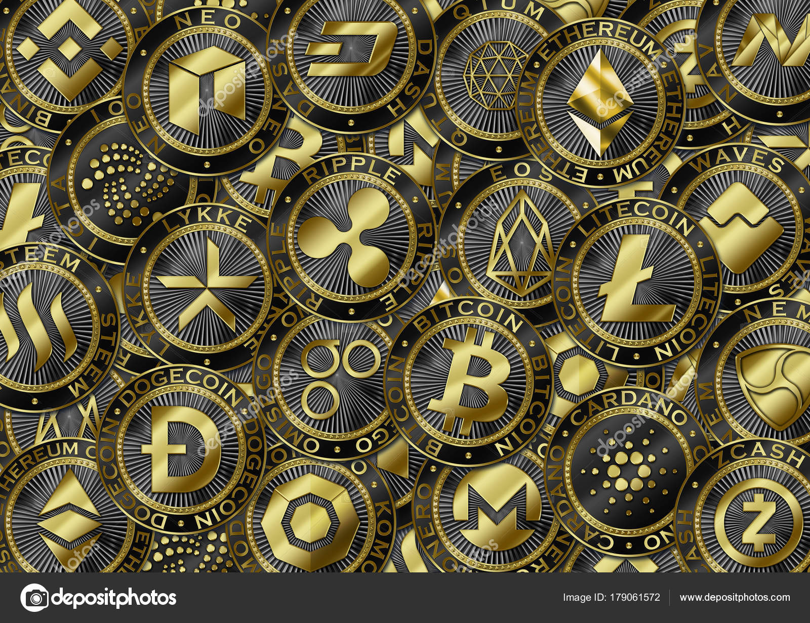 Cryptocurrency Gold Question Original Luxury Illustration ...